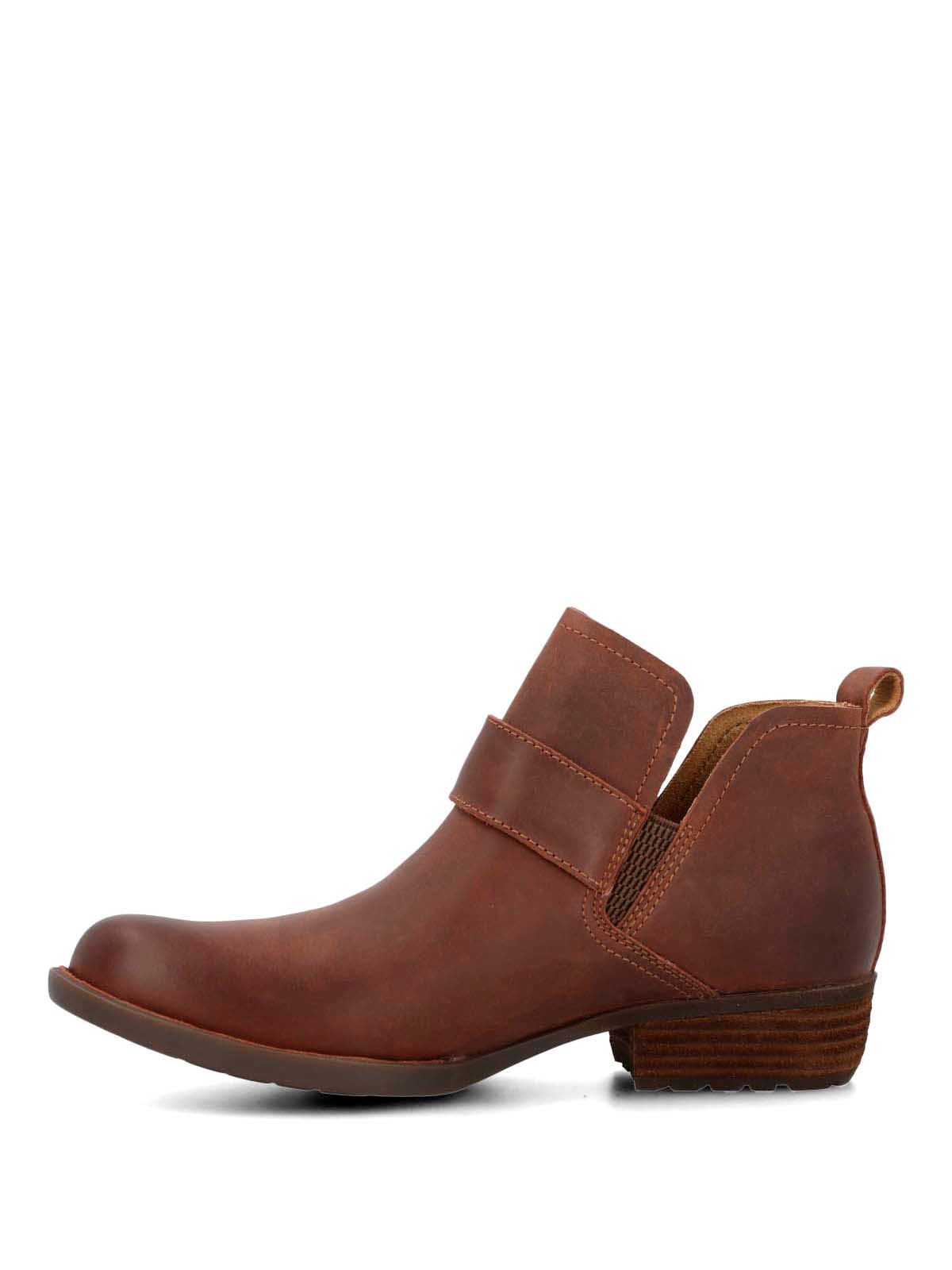 Botin Cuero Mujer Raquel Café