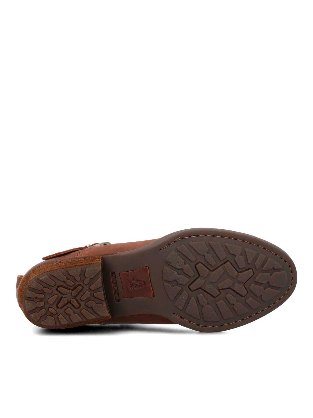 Botin Cuero Mujer Raquel Café