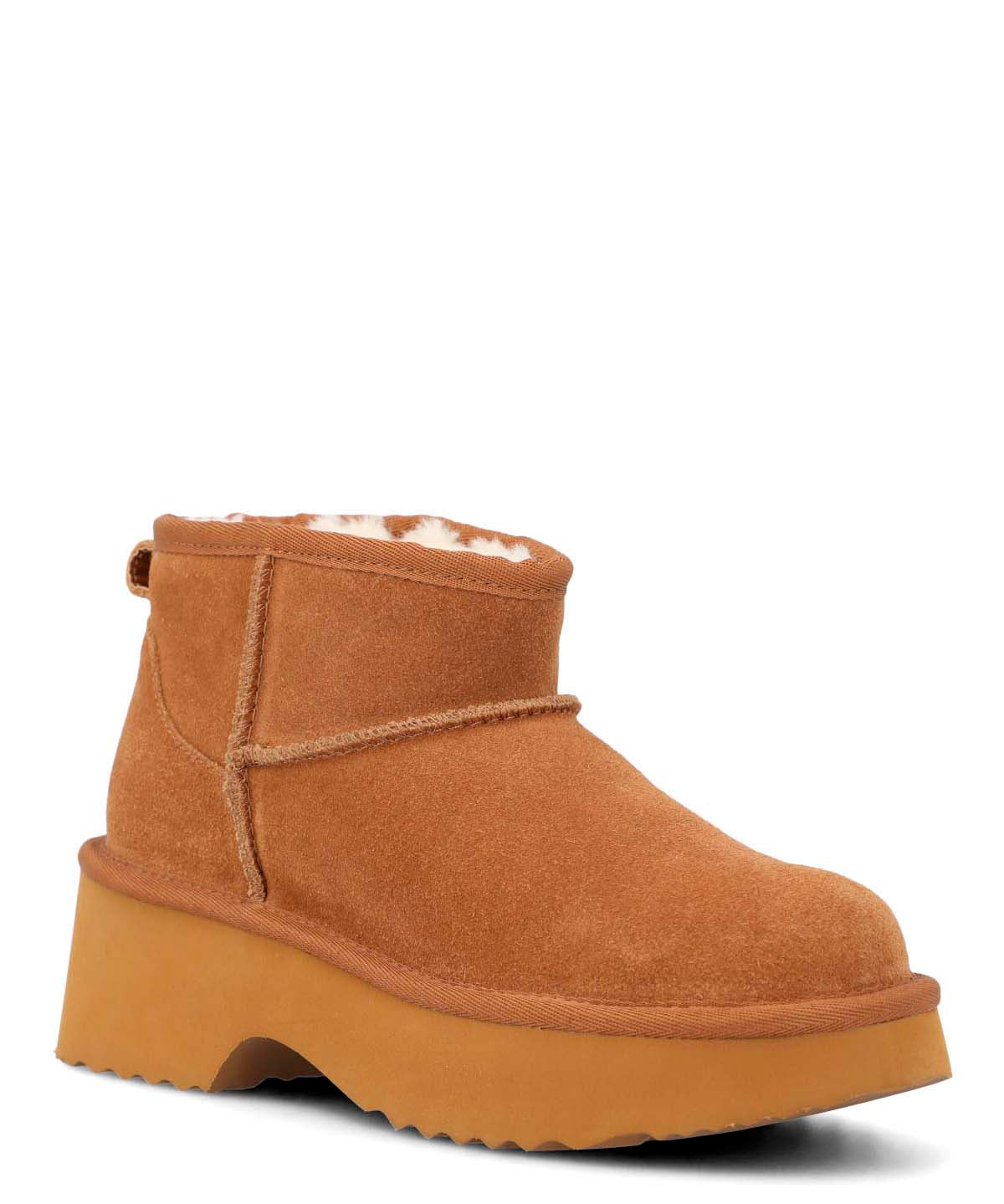 Botin Cuero Mujer Erla Café