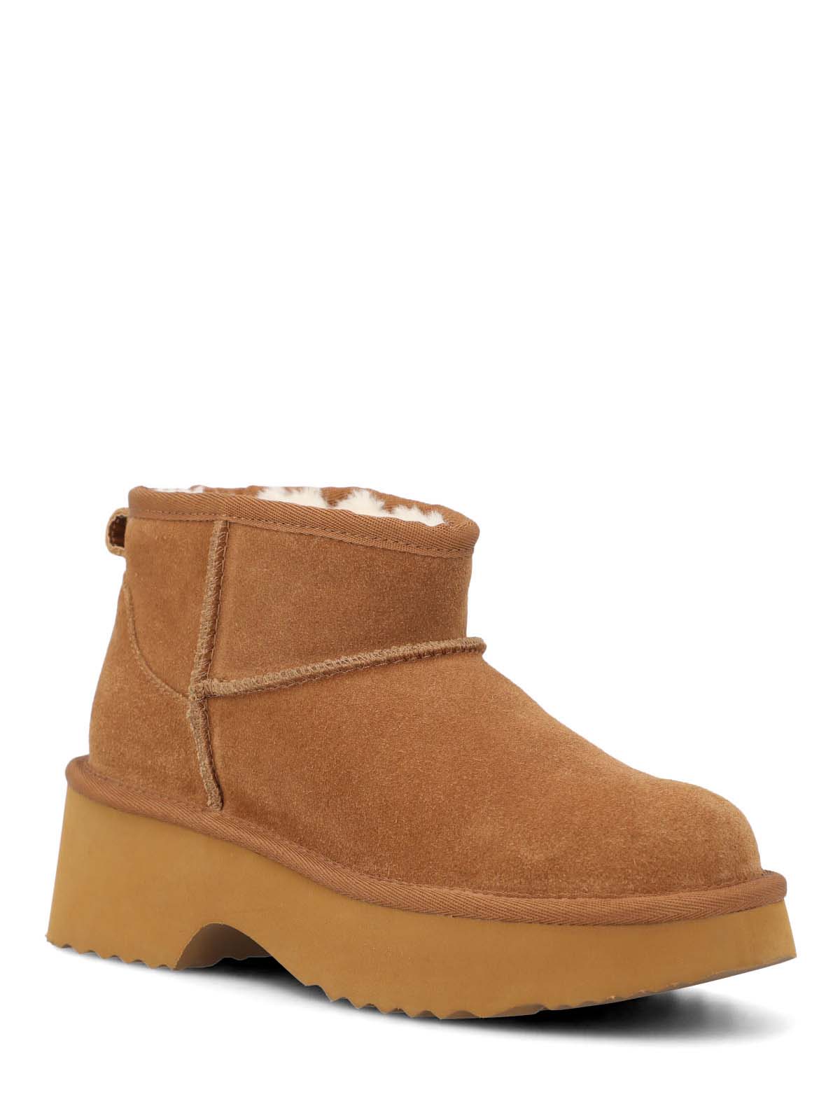 Botin Cuero Mujer Erla Café