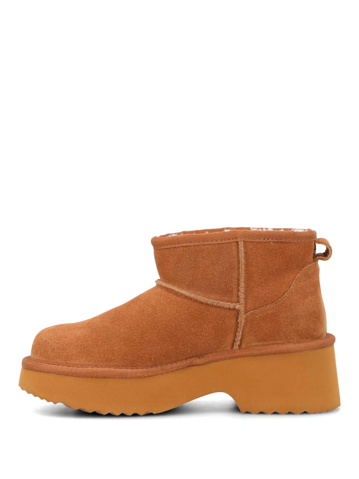 Botin Cuero Mujer Erla Café