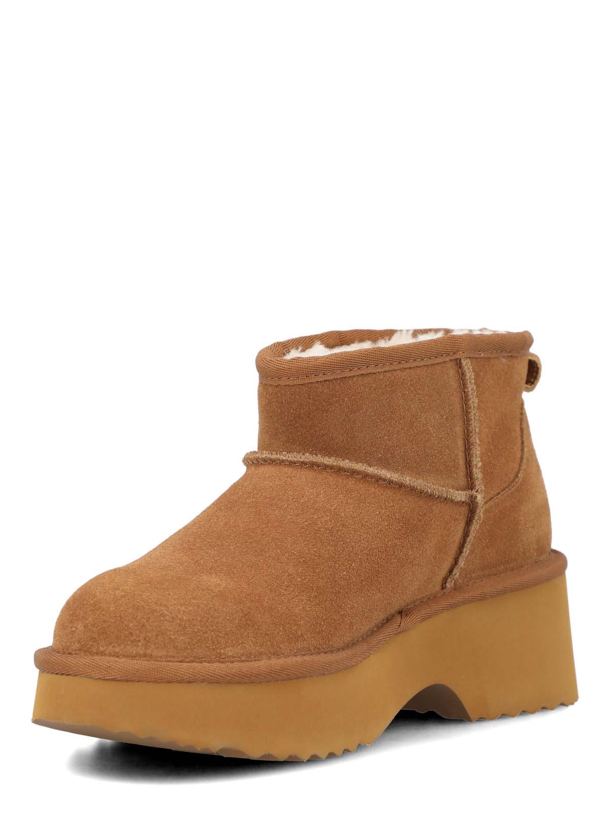 Botin Cuero Mujer Erla Café