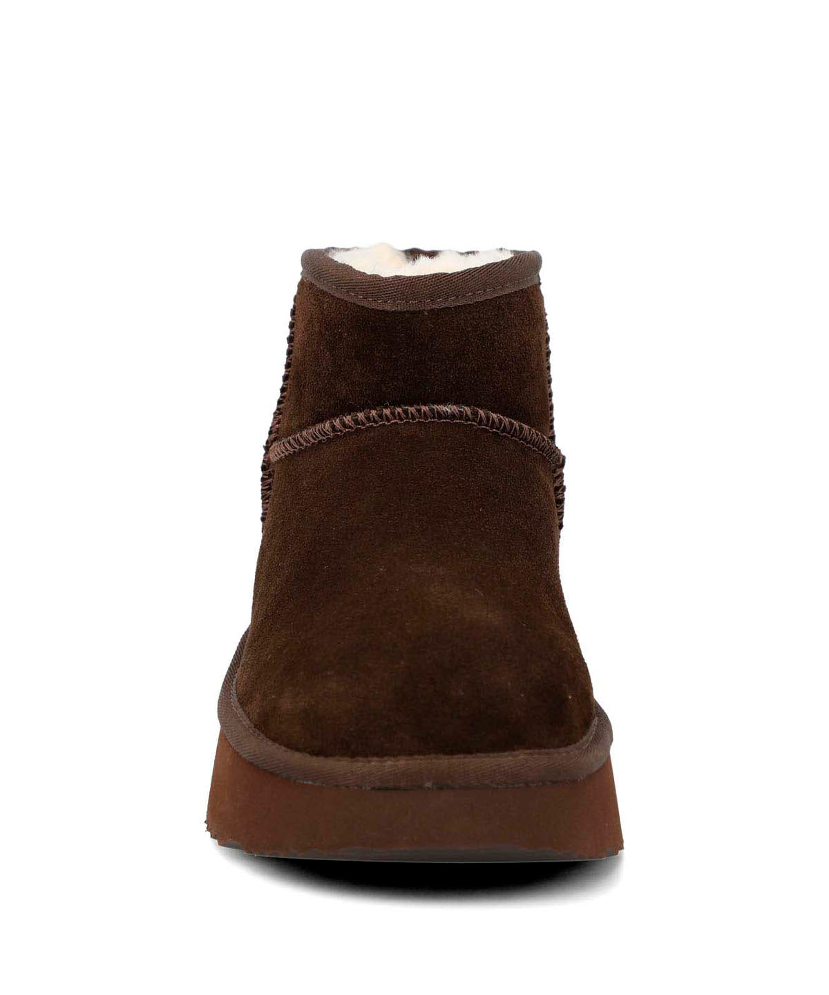 Botin Cuero Mujer Erla Café Oscuro