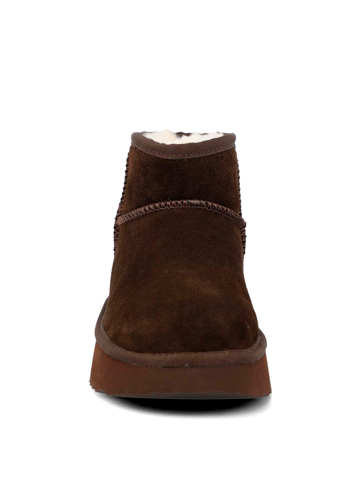 Botin Cuero Mujer Erla Café Oscuro