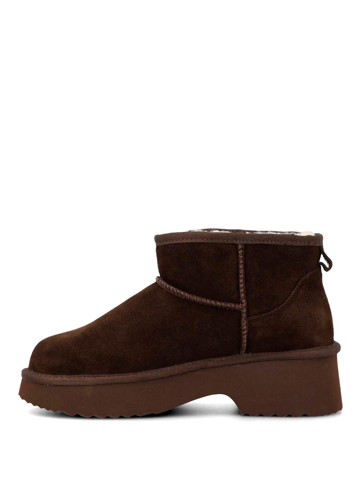 Botin Cuero Mujer Erla Café Oscuro