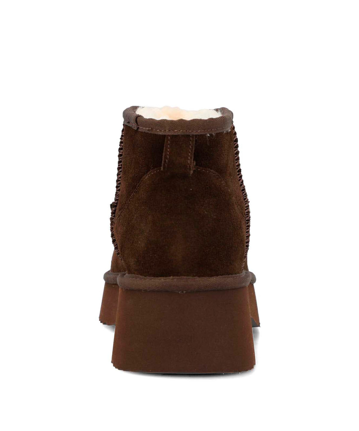 Botin Cuero Mujer Erla Café Oscuro