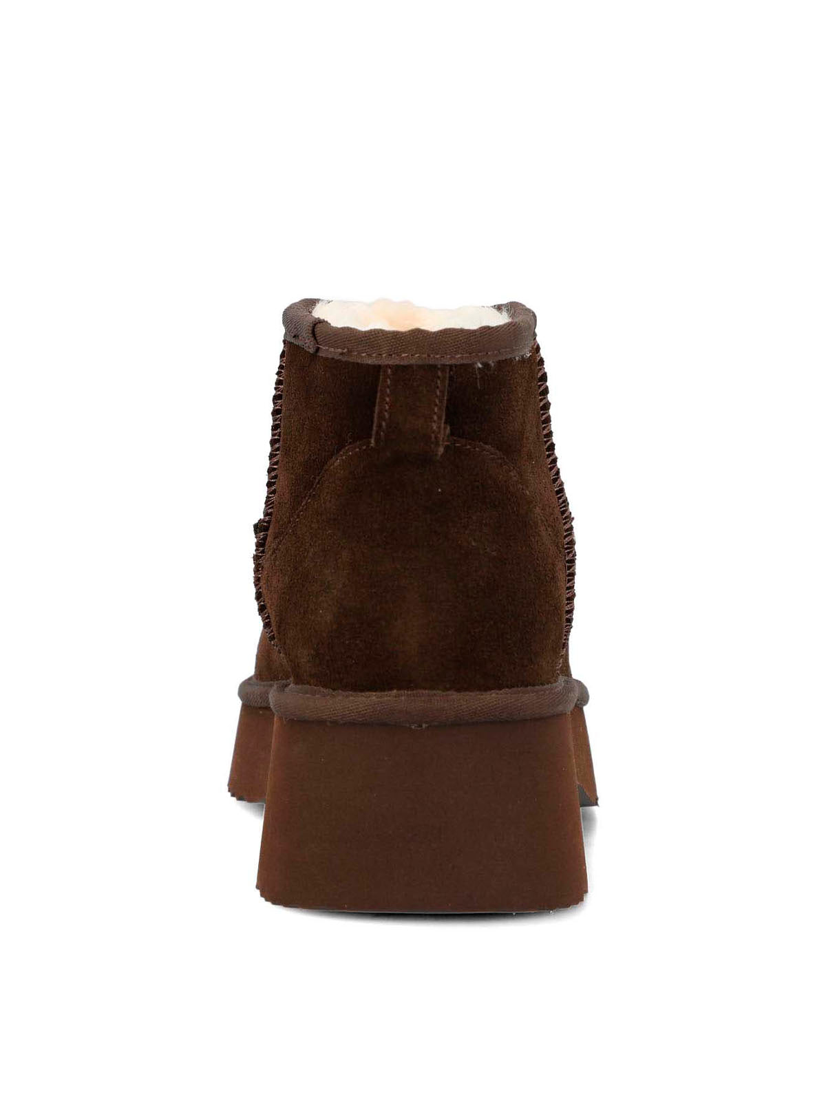 Botin Cuero Mujer Erla Café Oscuro
