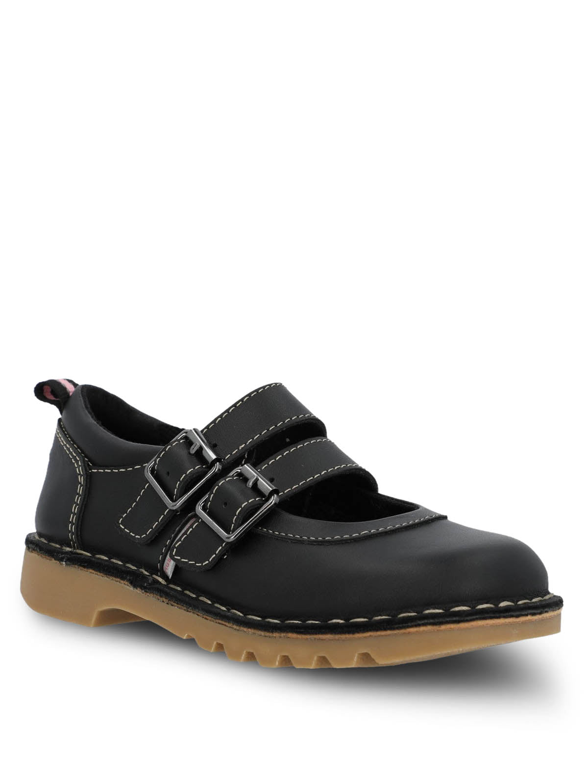 Guillermina Escolar Cuero Niña Spring Buckle | Hush Puppies