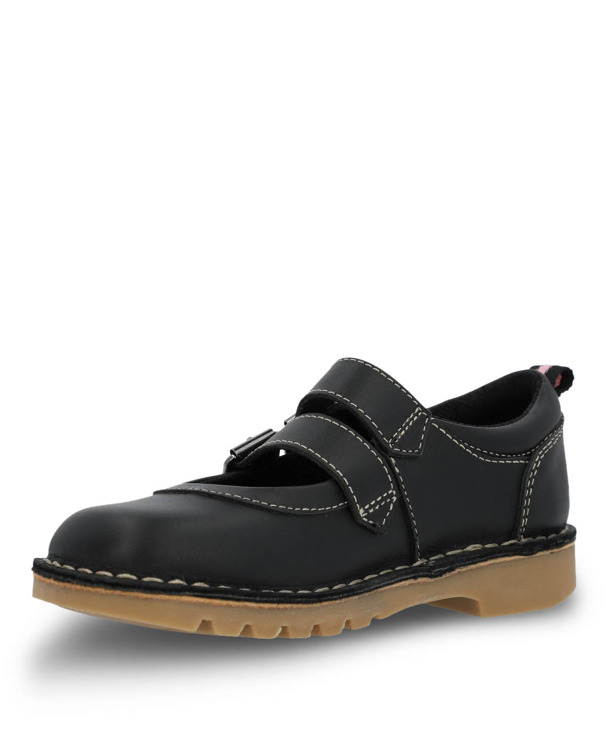 Guillermina Escolar Cuero Niña Spring Buckle | Hush Puppies