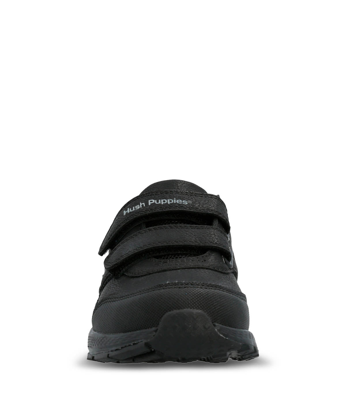 Zapatilla Escolar Negro New Chance Velcro | Hush Puppies