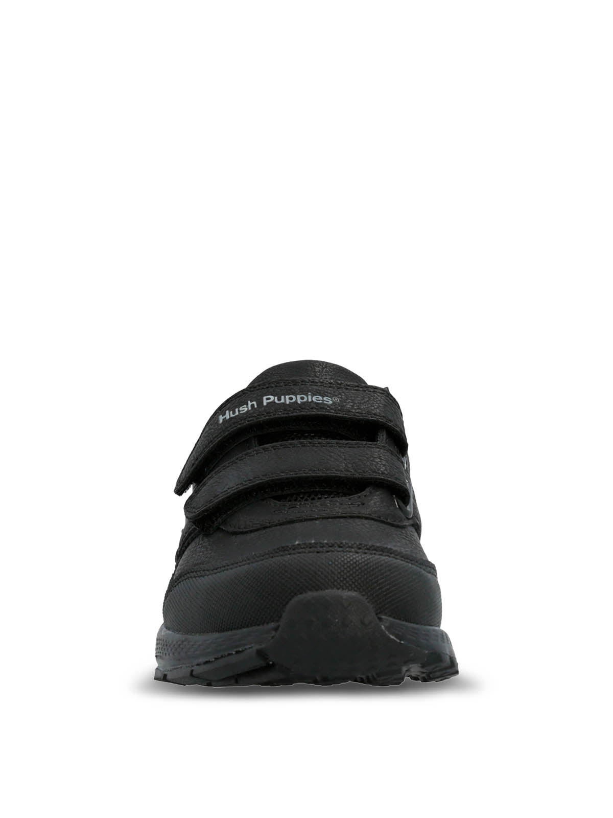 Zapatilla Escolar Negro New Chance Velcro | Hush Puppies