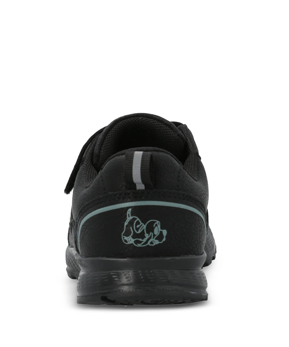 Zapatilla Escolar Negro New Chance Velcro | Hush Puppies