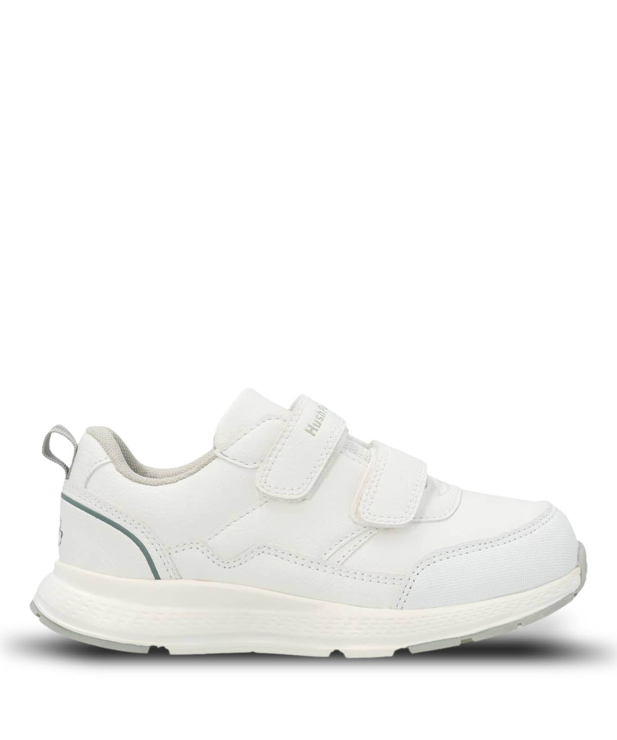 Zapatilla Escolar Blanca New Chance Velcro | Hush Puppies