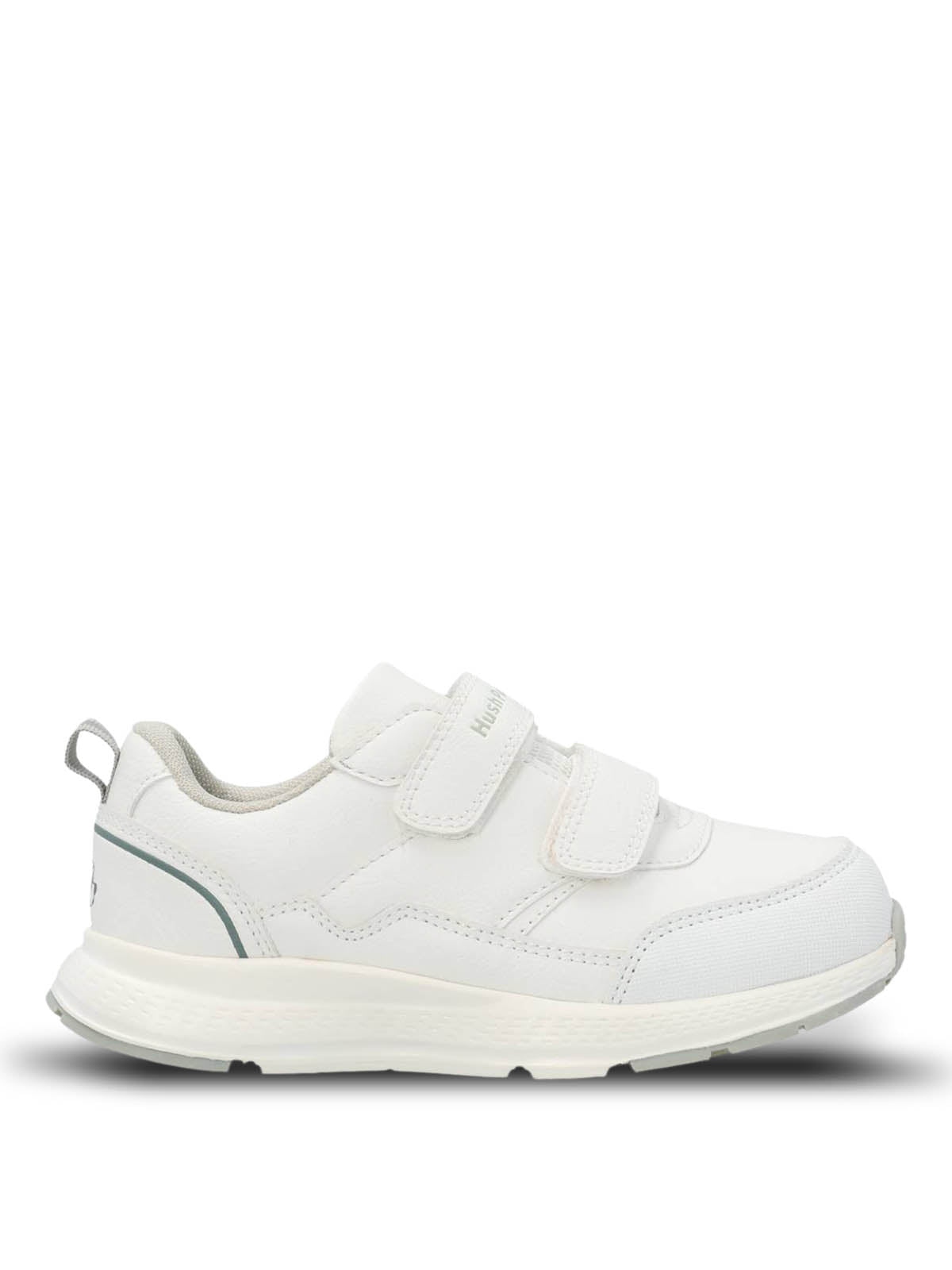 Zapatilla Escolar Blanca New Chance Velcro | Hush Puppies