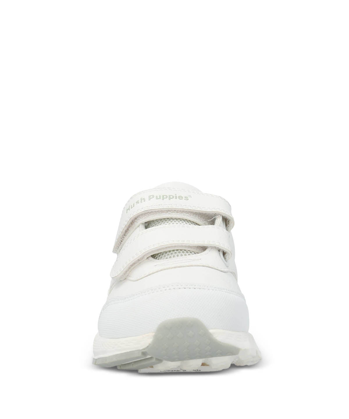 Zapatilla Escolar Blanca New Chance Velcro | Hush Puppies