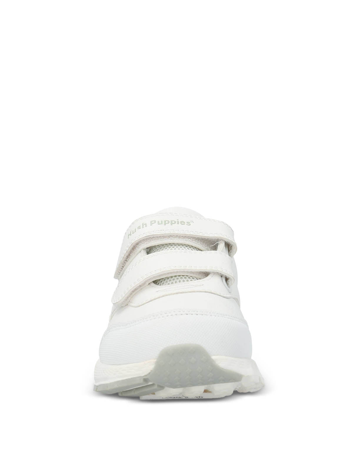 Zapatilla Escolar Blanca New Chance Velcro | Hush Puppies