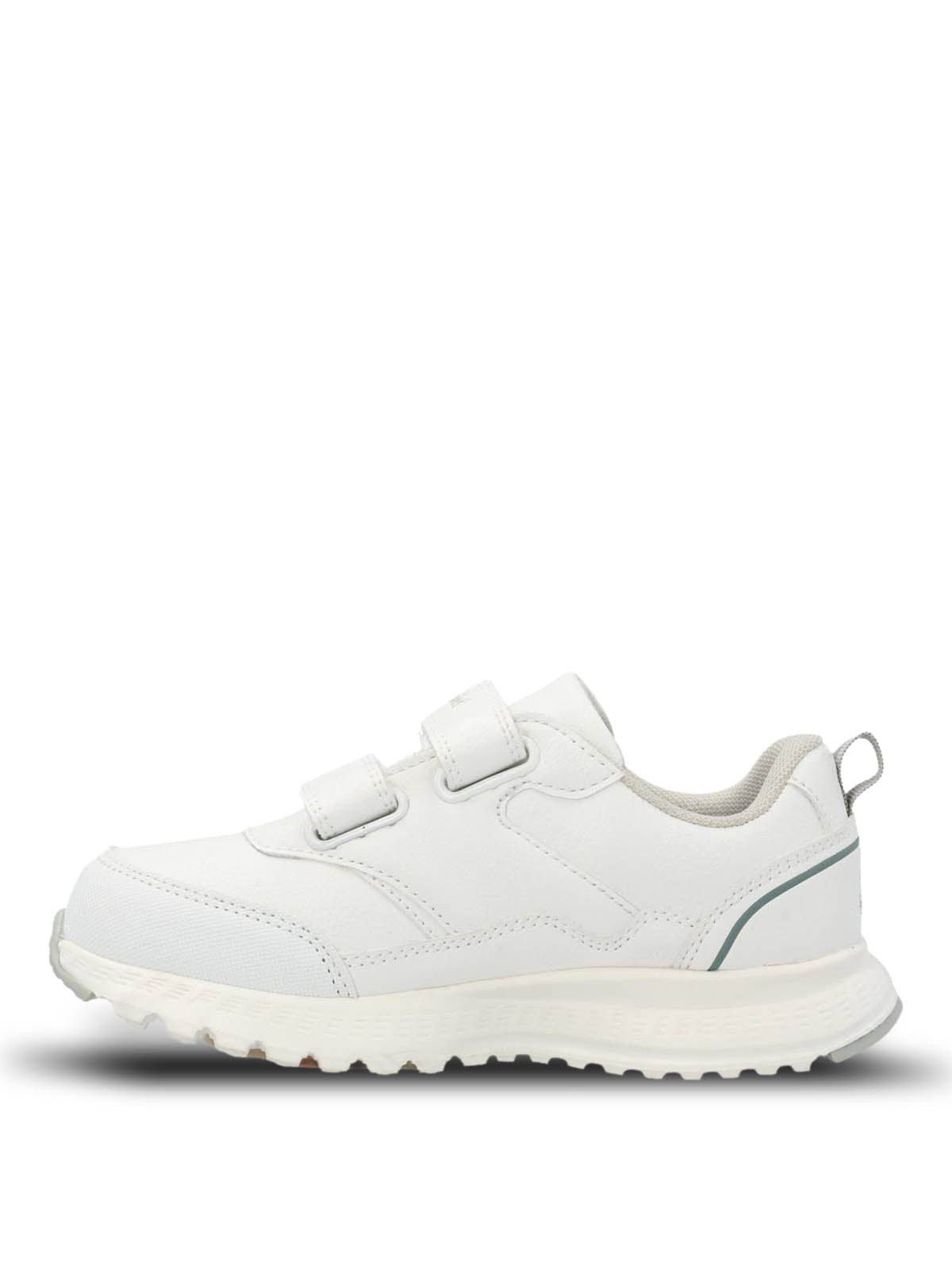 Zapatilla Escolar Blanca New Chance Velcro | Hush Puppies