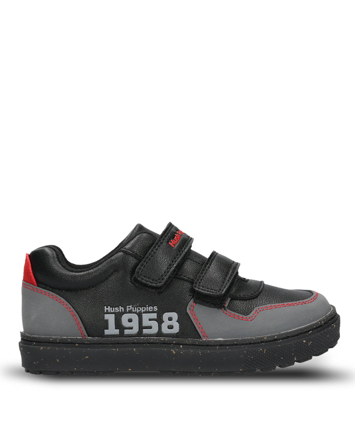 Zapatilla Cuero Niño Jets  Negra