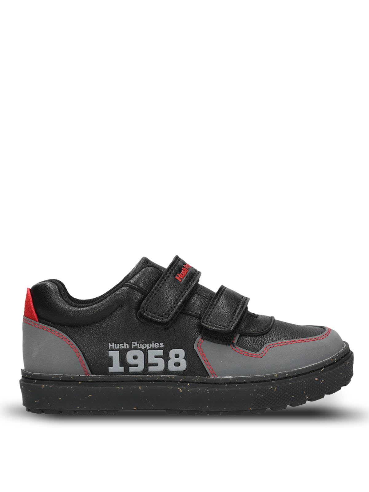 Zapatilla Cuero Niño Jets  Negra