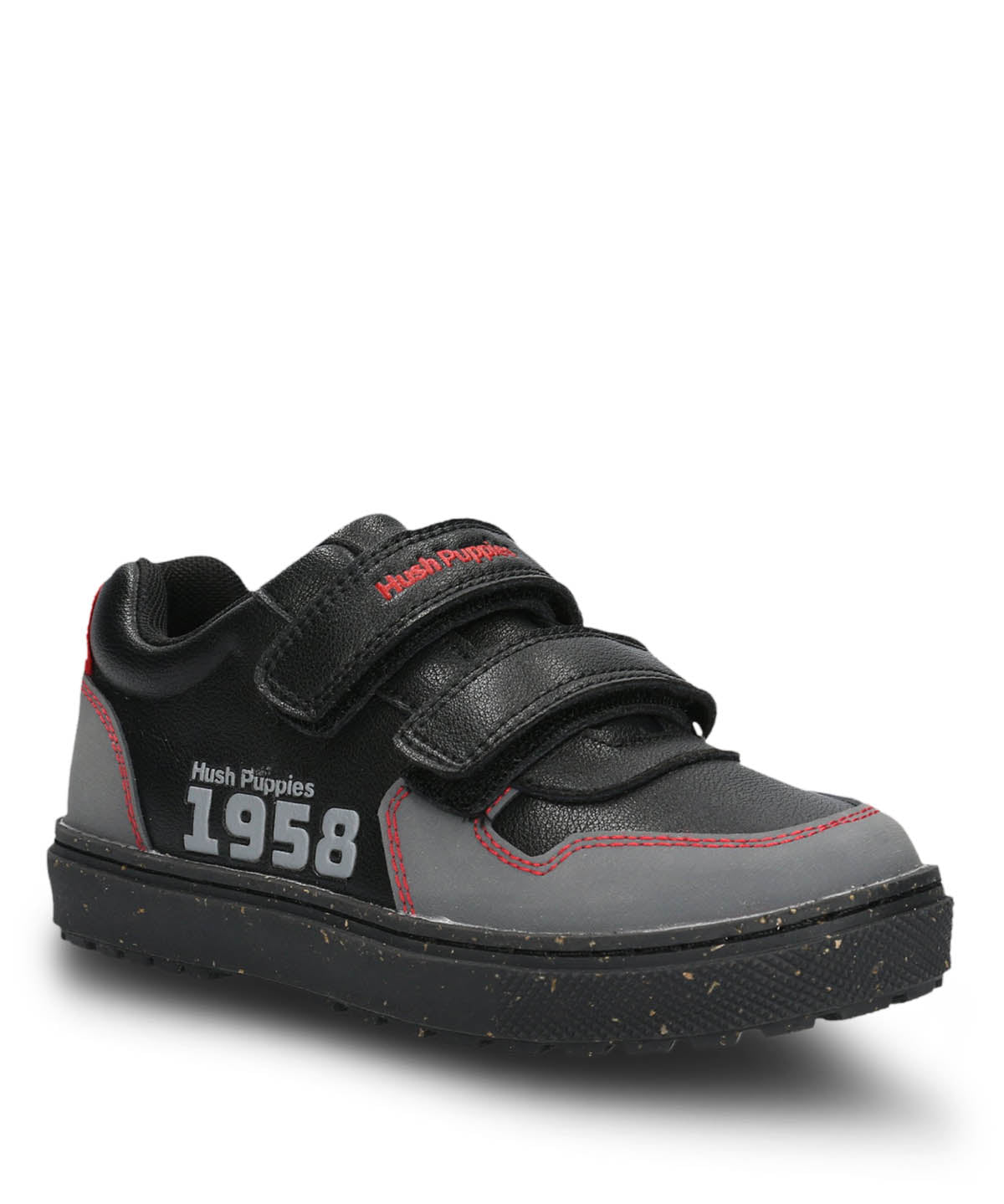 Zapatilla Cuero Niño Jets  Negra