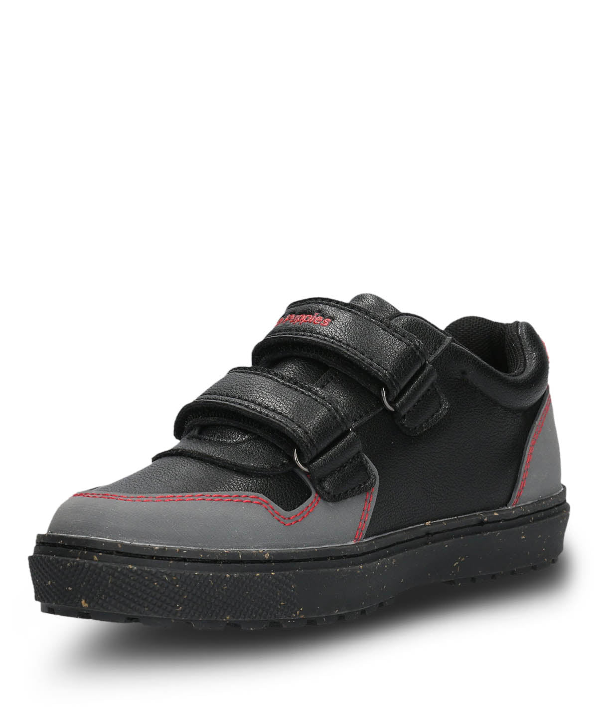 Zapatilla Cuero Niño Jets  Negra