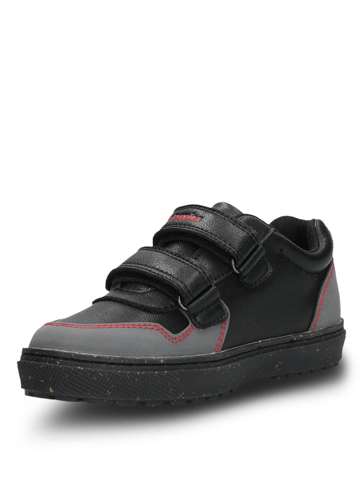 Zapatilla Cuero Niño Jets  Negra