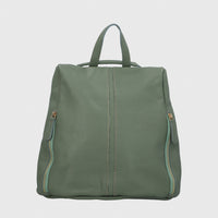 Mochila Cerutti Cuero Mujer Alessa Back Verde