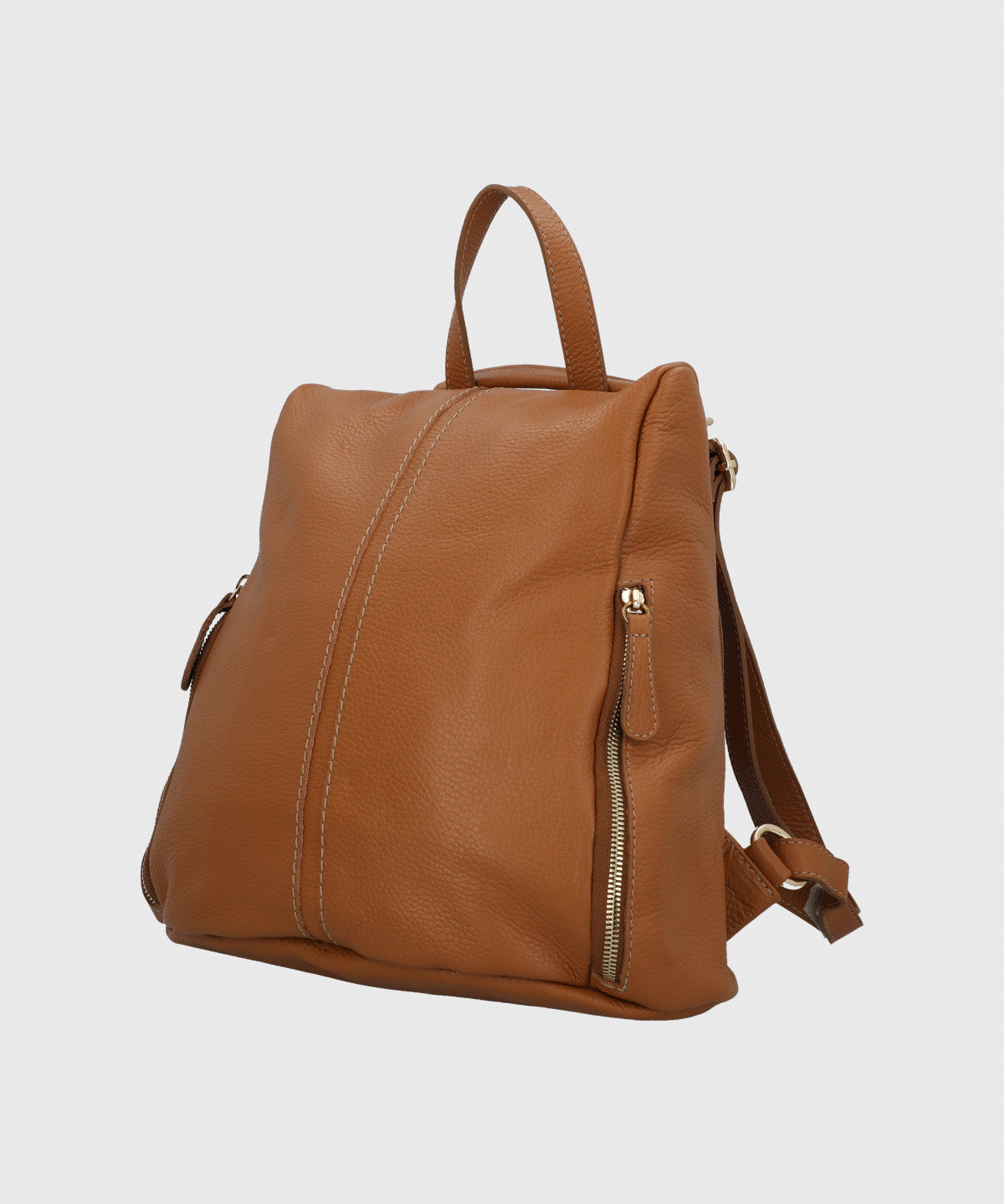 Mochila Cerutti Cuero Mujer Alessa Back Café