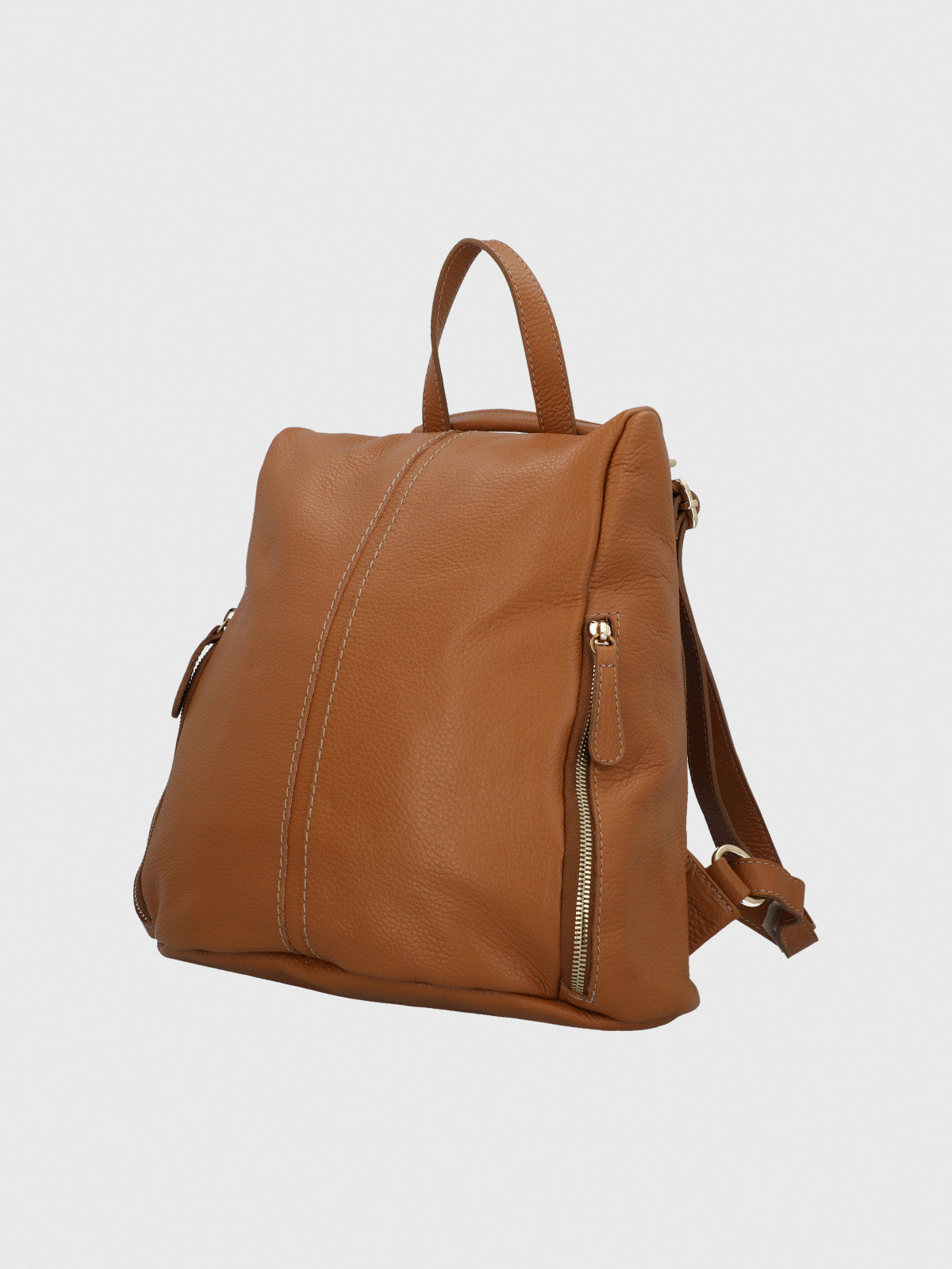 Mochila Cerutti Cuero Mujer Alessa Back Café
