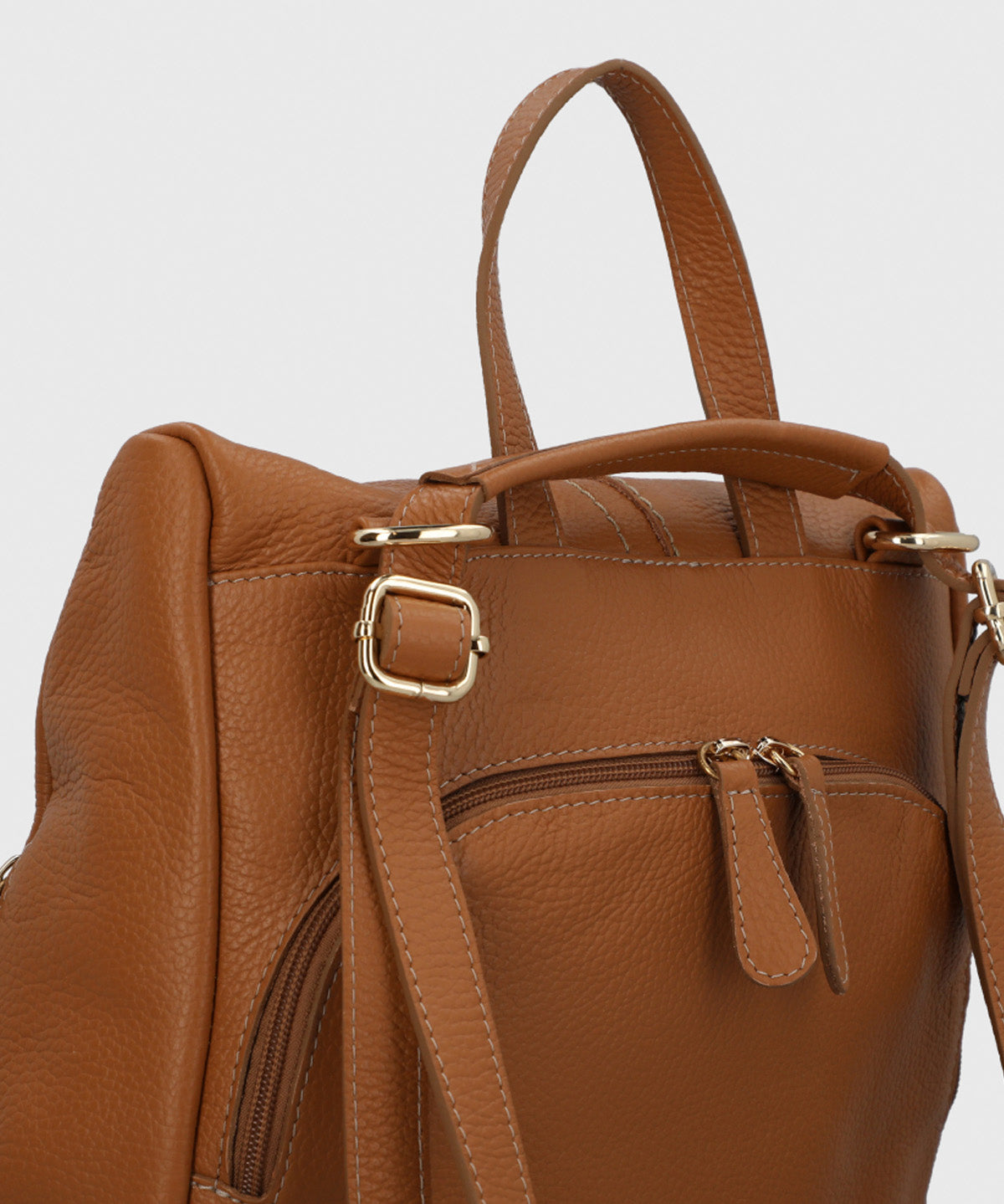 Mochila Cerutti Cuero Mujer Alessa Back Café