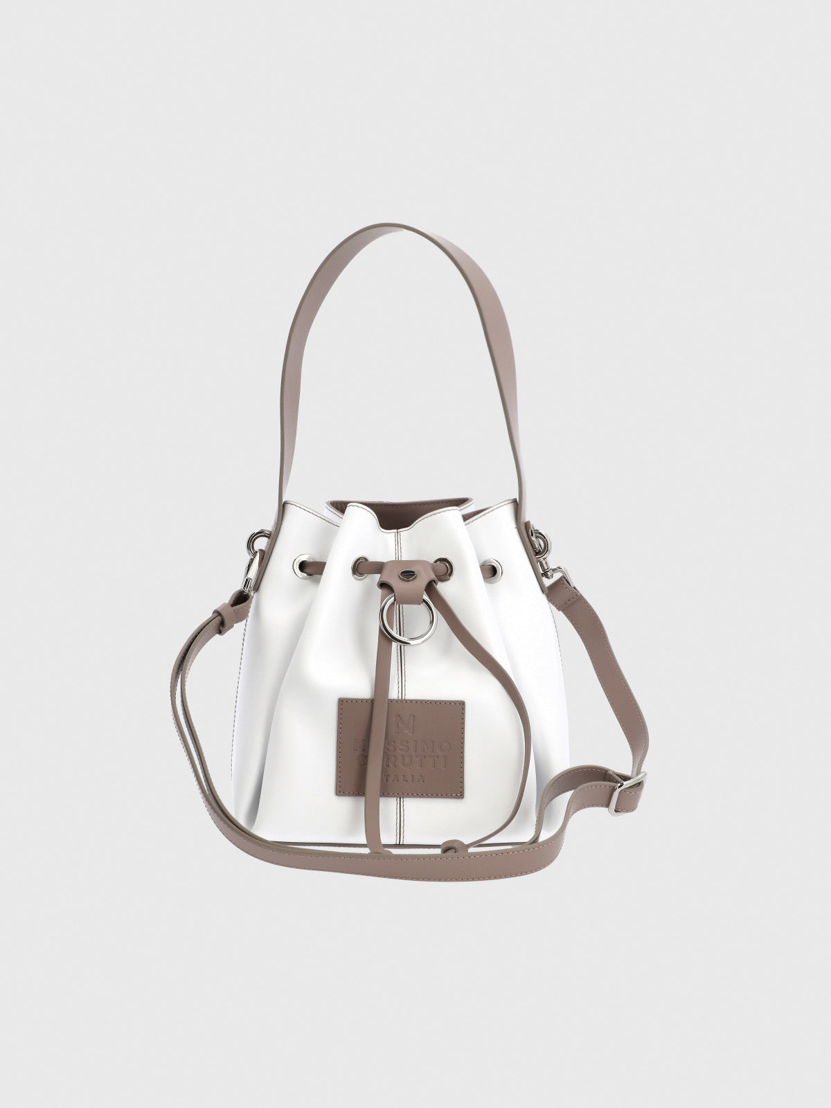 Cartera Cerutti Cuero Mujer Diletta Cross Blanco