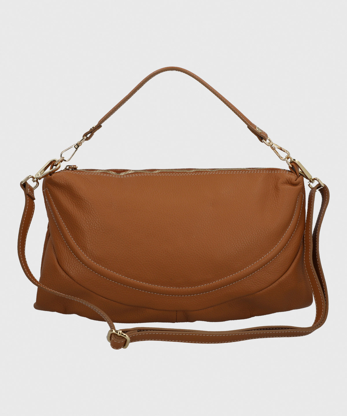 Cartera Cerutti Cuero Mujer Allegra Bag Café