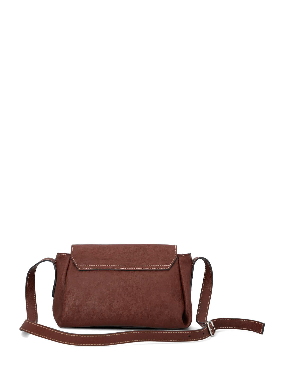 Cartera Cerutti Cuero Mujer Parma Cross Café