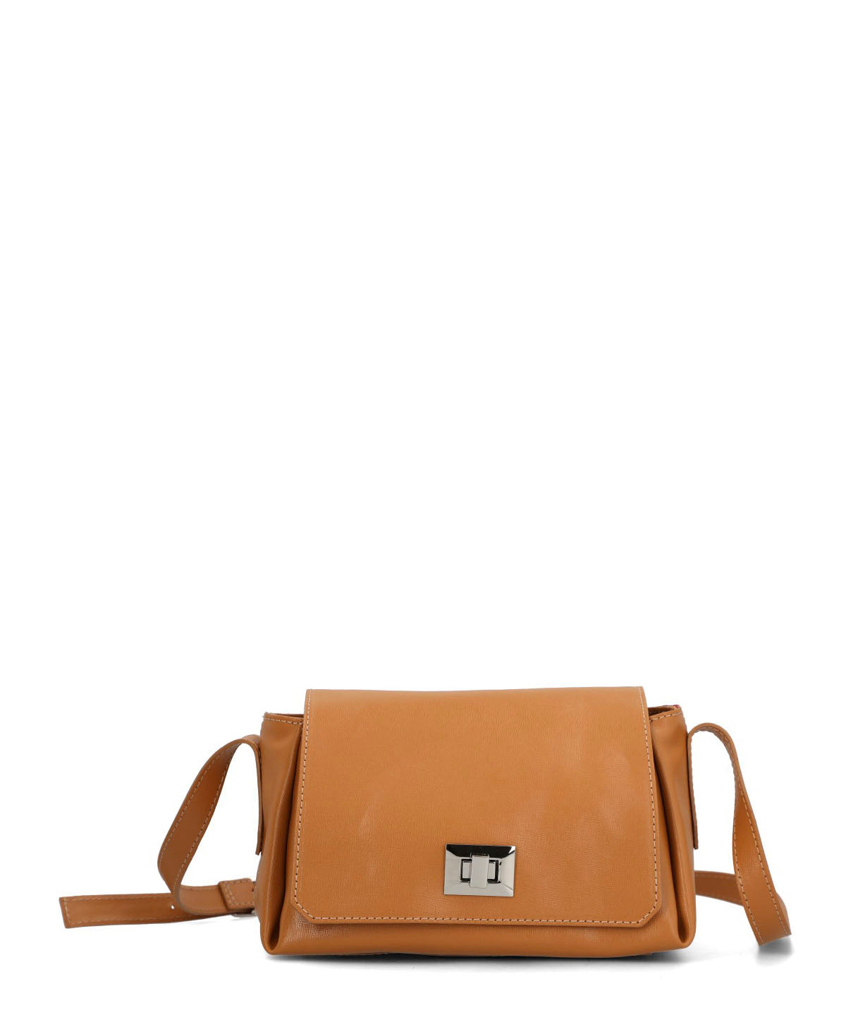 Cartera Cerutti Cuero Mujer Parma Cross Amarillo