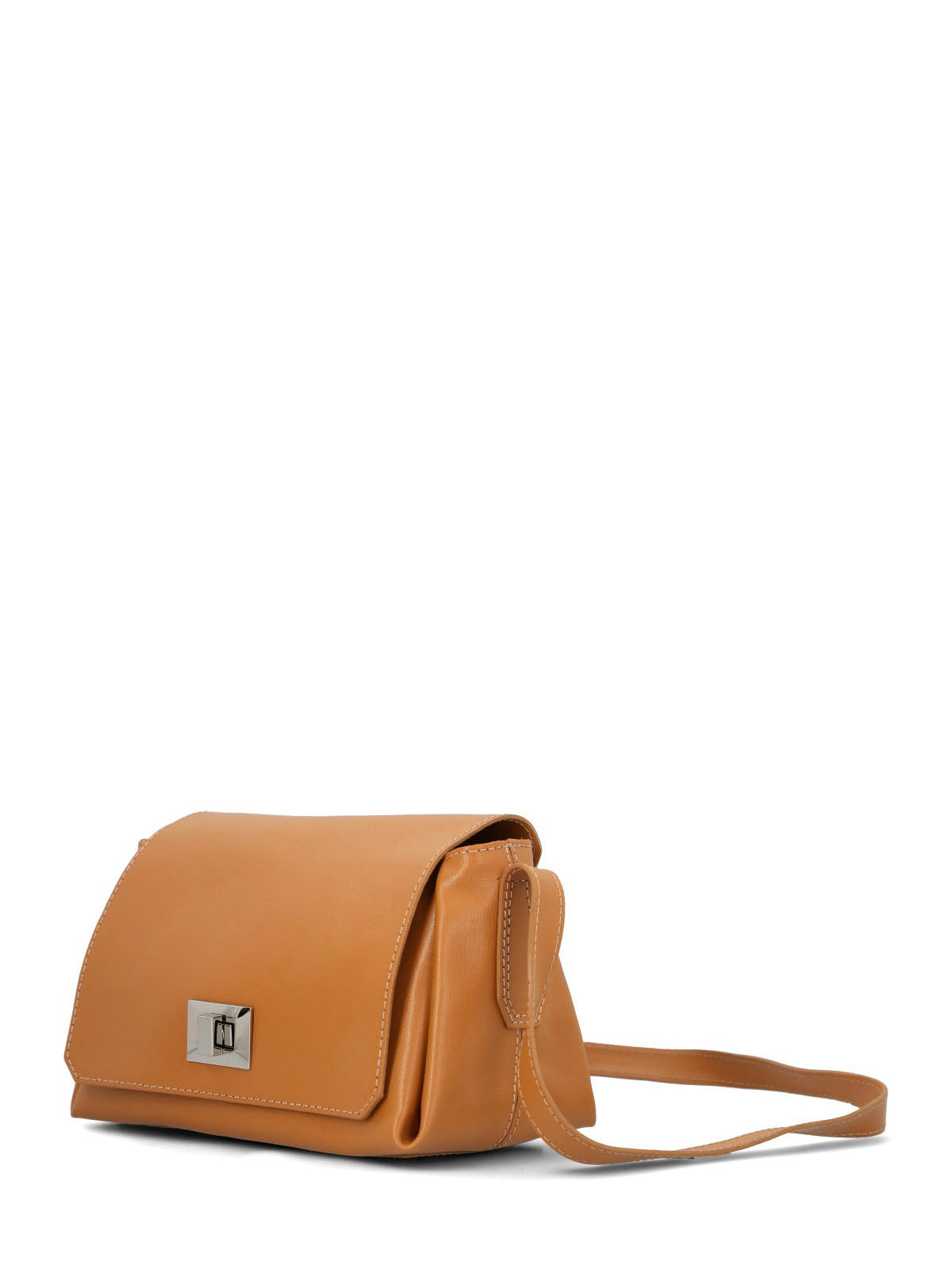 Cartera Cerutti Cuero Mujer Parma Cross Amarillo