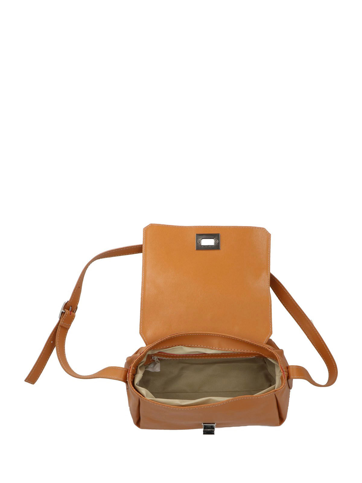 Cartera Cerutti Cuero Mujer Parma Cross Amarillo