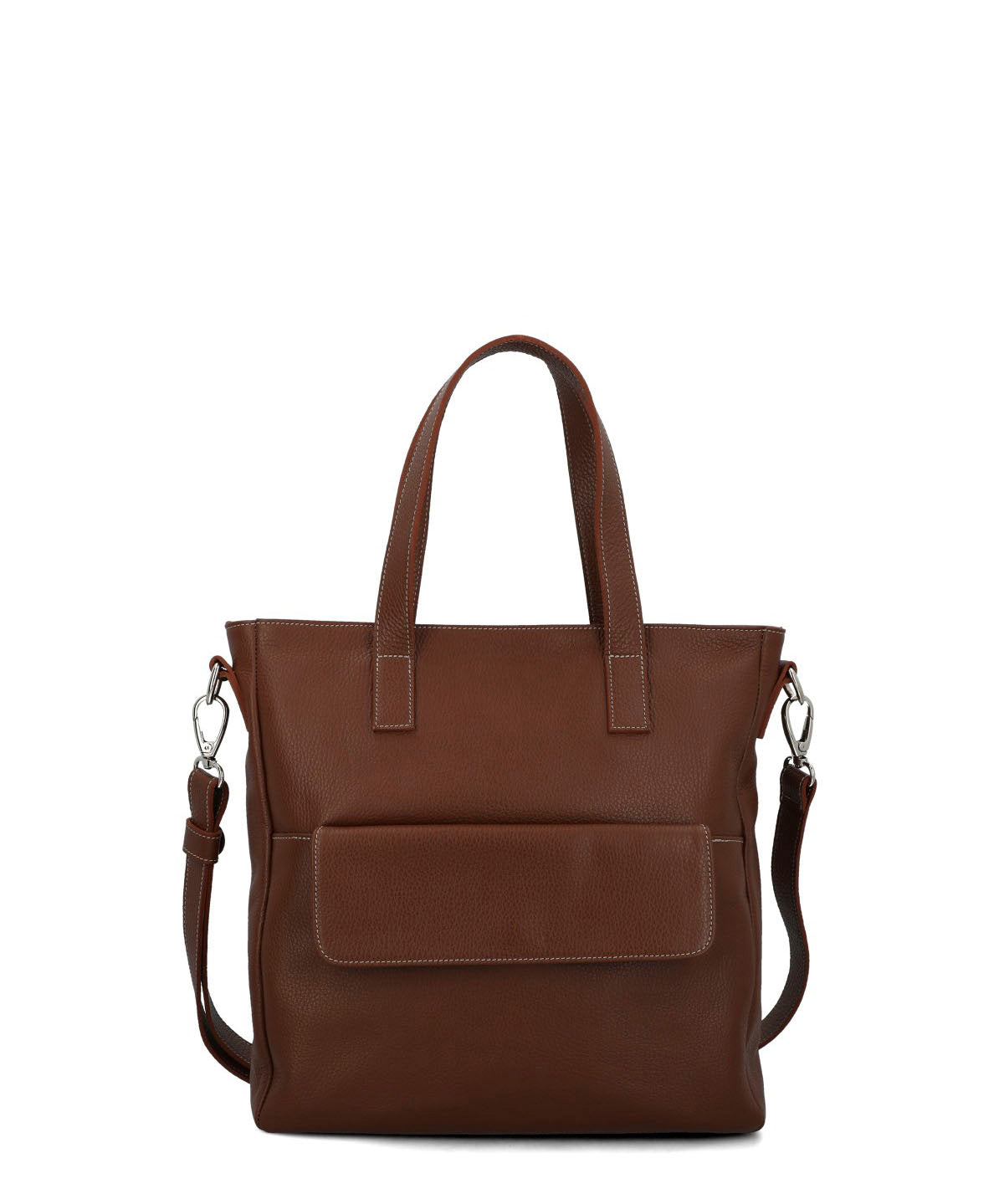 Cartera Cerutti Cuero Mujer Suzzara Tote Café