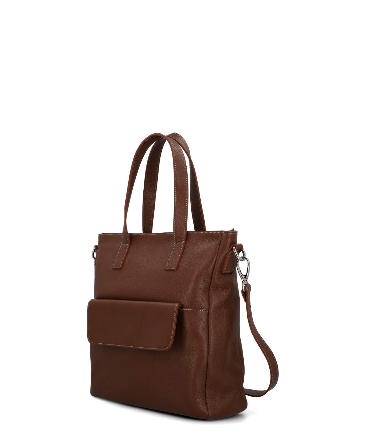 Cartera Cerutti Cuero Mujer Suzzara Tote Café