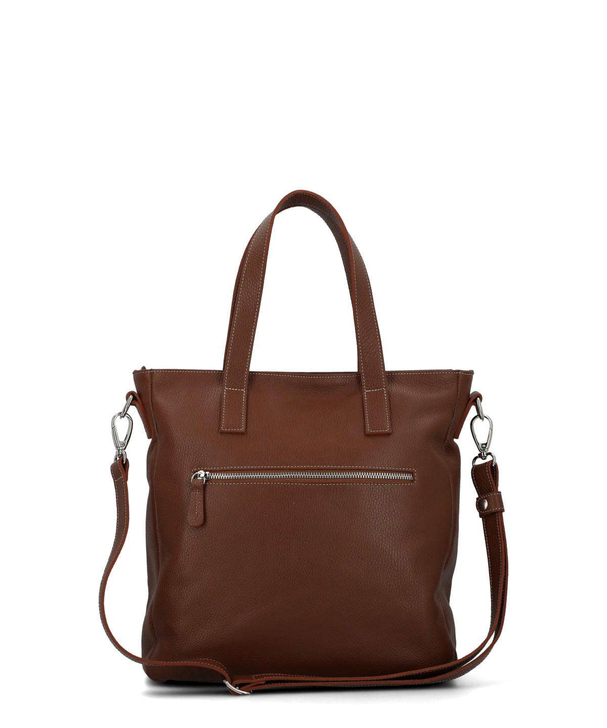 Cartera Cerutti Cuero Mujer Suzzara Tote Café