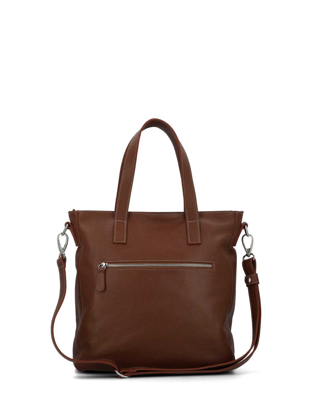 Cartera Cerutti Cuero Mujer Suzzara Tote Café