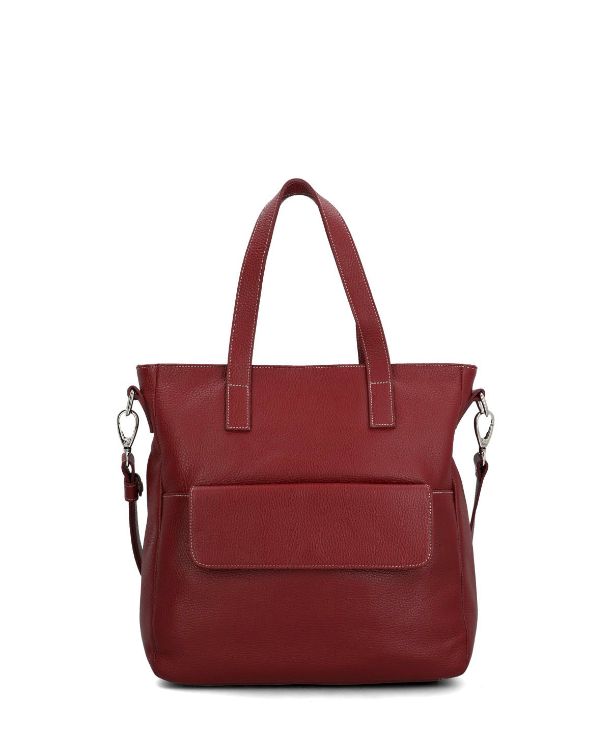 Cartera Cerutti Cuero Mujer Suzzara Tote Rojo