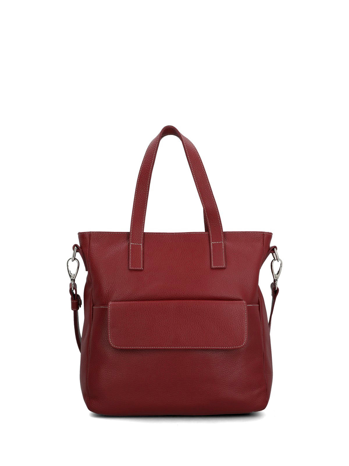Cartera Cerutti Cuero Mujer Suzzara Tote Rojo