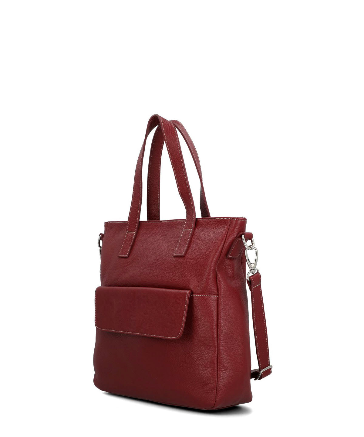 Cartera Cerutti Cuero Mujer Suzzara Tote Rojo