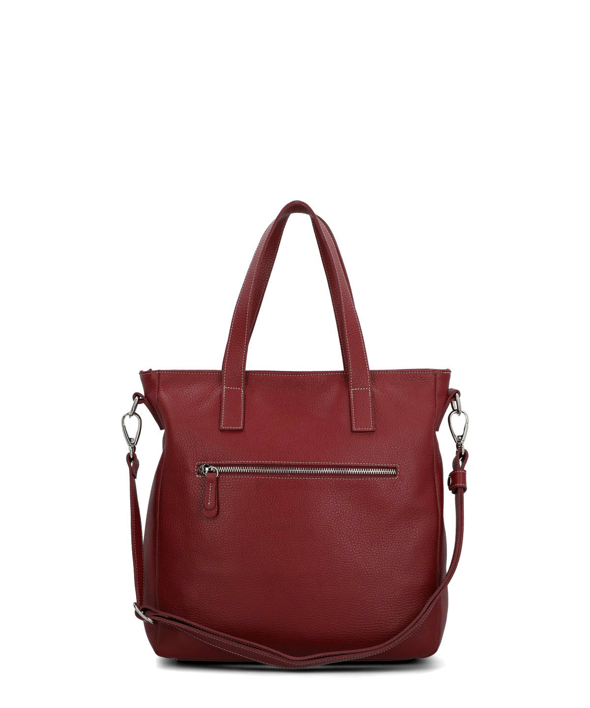 Cartera Cerutti Cuero Mujer Suzzara Tote Rojo