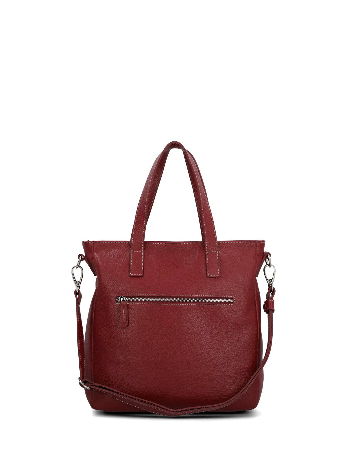 Cartera Cerutti Cuero Mujer Suzzara Tote Rojo