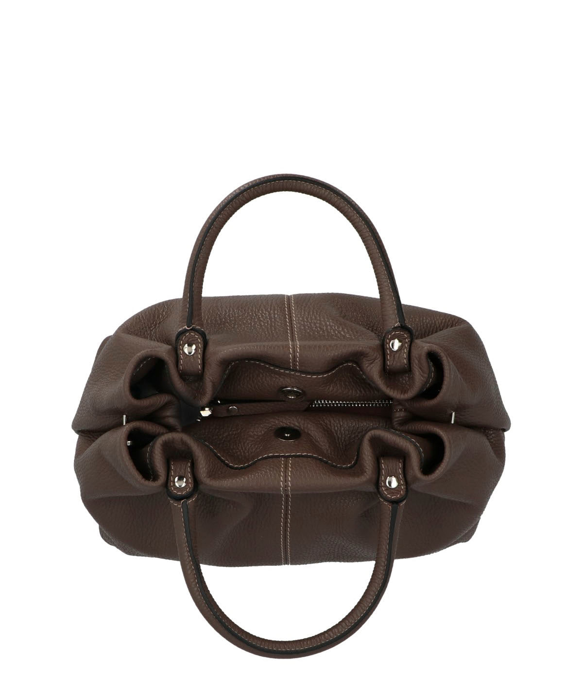 Cartera Cerutti Cuero Mujer Viareggio Bag Café