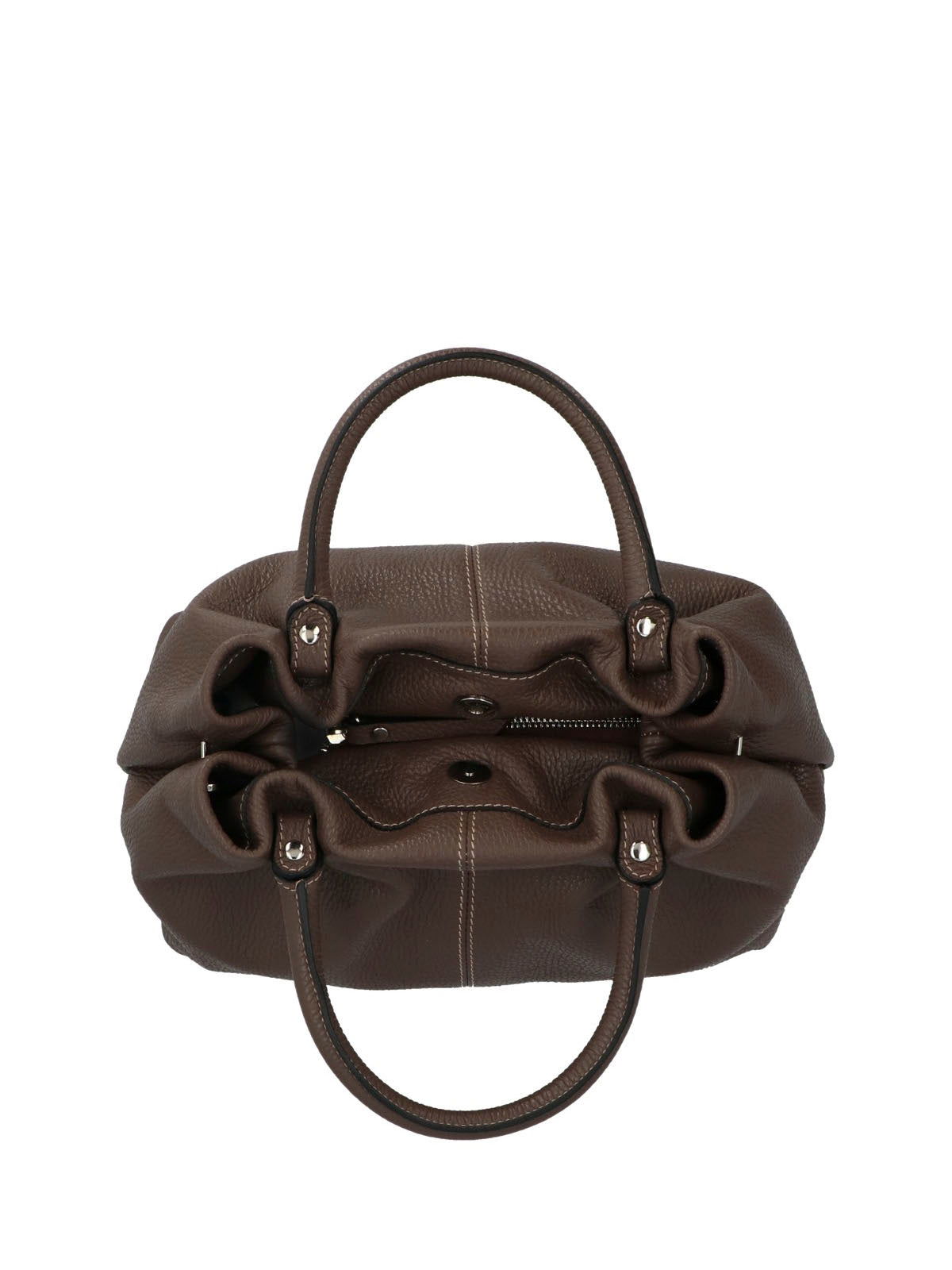 Cartera Cerutti Cuero Mujer Viareggio Bag Café