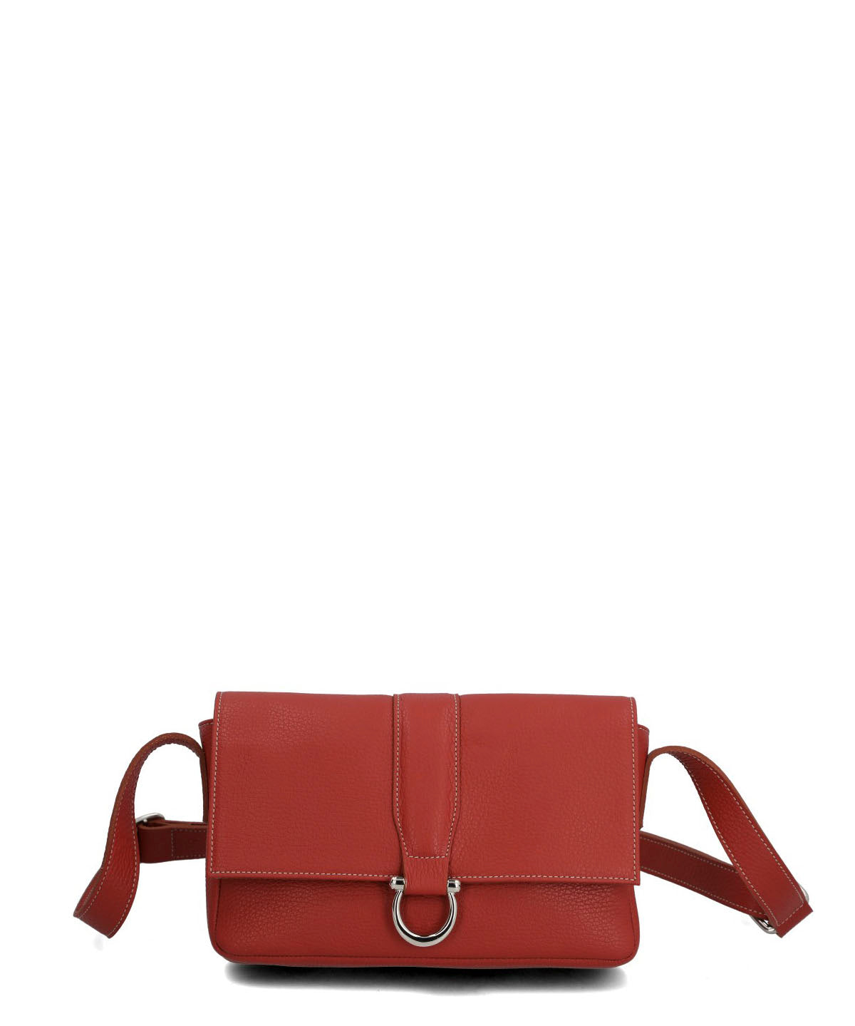 Cartera Cerutti Cuero Mujer Maglie Cross Rojo