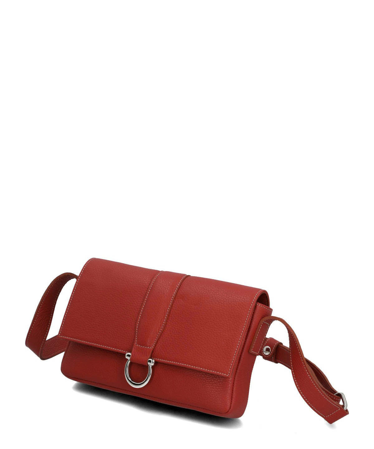 Cartera Cerutti Cuero Mujer Maglie Cross Rojo
