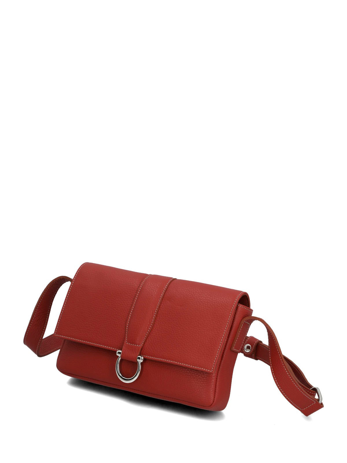 Cartera Cerutti Cuero Mujer Maglie Cross Rojo